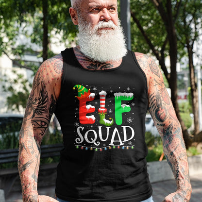 Elf Family Christmas Matching Pajamas Xmas Elf Squad T-Shirt - Christmas Unisex T-Shirt/Hoodie/Sweatshirt - NINA00