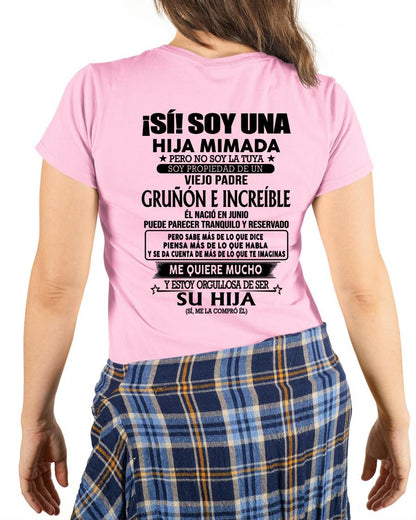 Junio Padre Increíble - Regalo especial para hija - TBN - T06 (SKU04-109-06)
