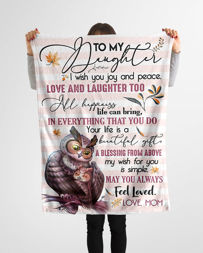 Special blanket for Daughter - From Mom blanket