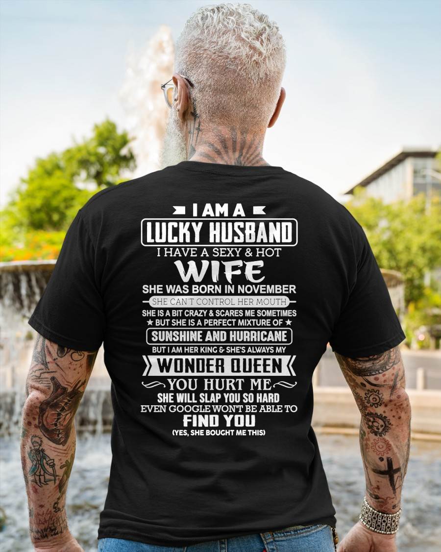 NOVEMBER - I AM A LUCKY HUSBAND I HAVE A SEXY & HOT WIFE  - FROM WIFE - NINA11 (SKU12-316-11)