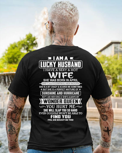 APRIL - I AM A LUCKY HUSBAND I HAVE A SEXY & HOT WIFE  - FROM WIFE - NINA04 (SKU12-316-04)