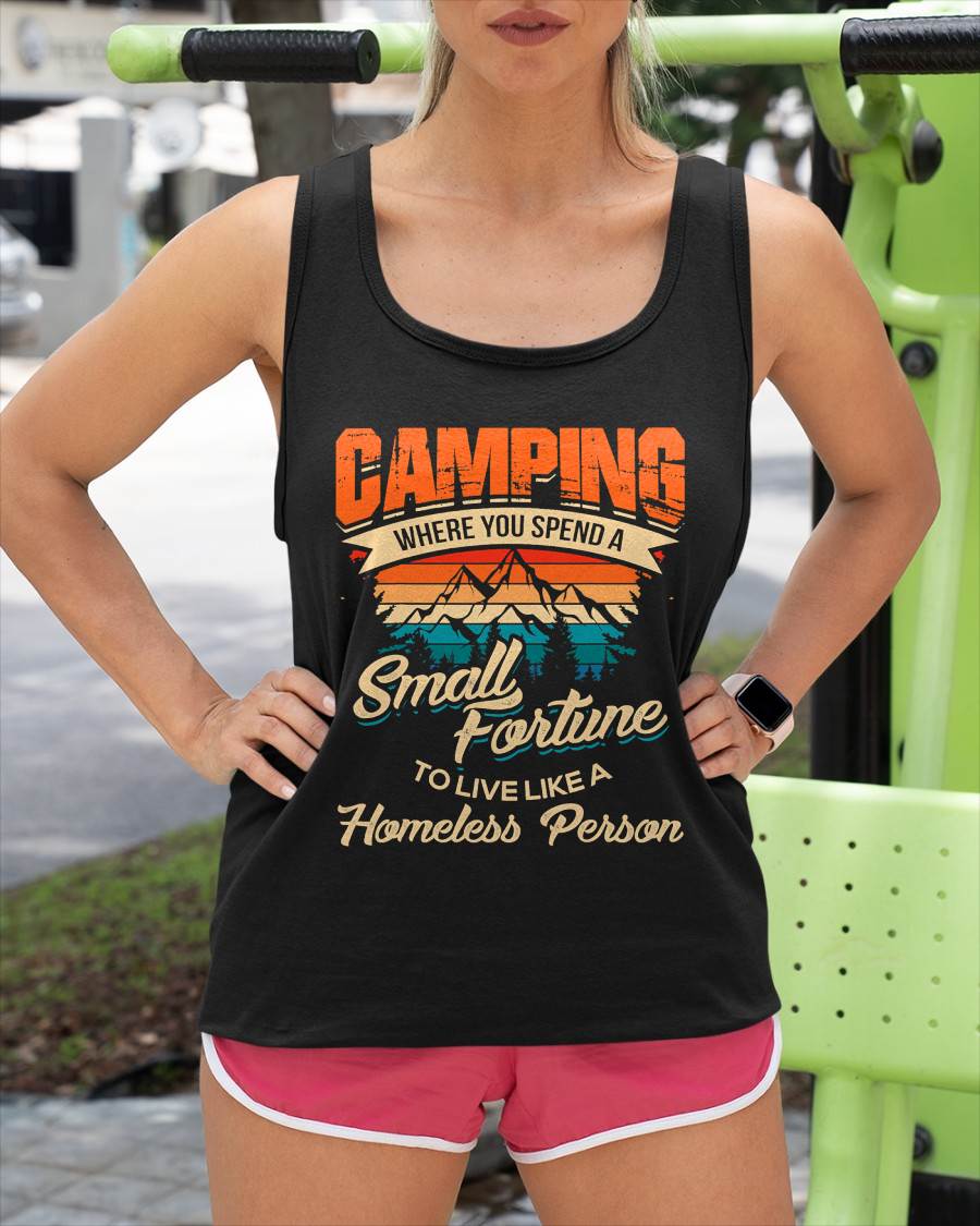 Funny Camping Gifts with Sayings for Campers Camp - Camping T-Shirt (SKUNINA - C03)
