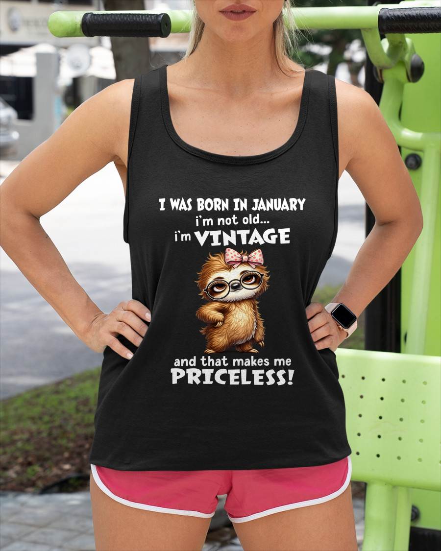 JANUARY - I'M NOT OLD I'M VINTAGE AND THAT MAKES ME PRICELESS - FMA - NINA01 (SKU2604-92-01)