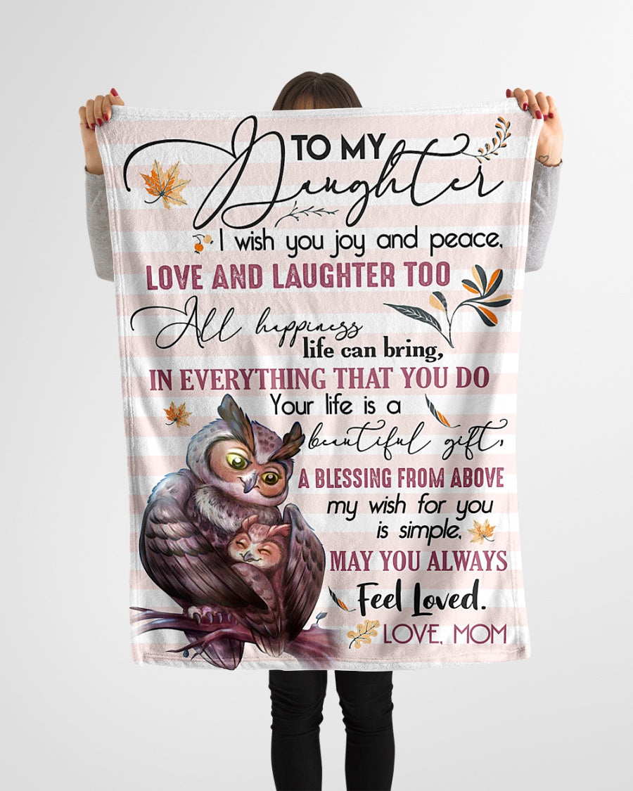 Special gift for daughter - Blanket - from mom