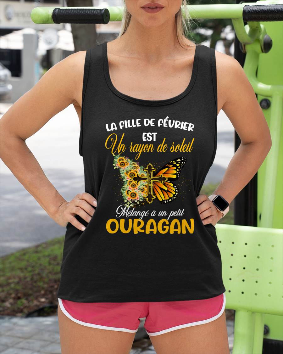 FÉVRIER - LA FILLE DE FÉVRIER EST UN RAYON DE SOLEIL MÉLANGÉ À UN PETIT OURAGAN - FMA - FR/NINA02 (SKU2603-153-02)