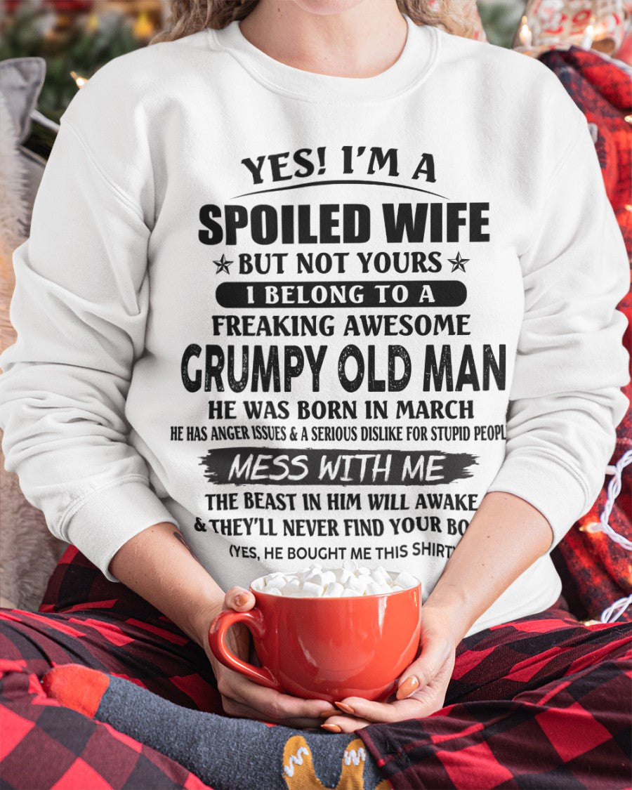 Grumpy Old Man January – Perfect gift for your wife From Husband – NINA03 (SKU08-63-03)