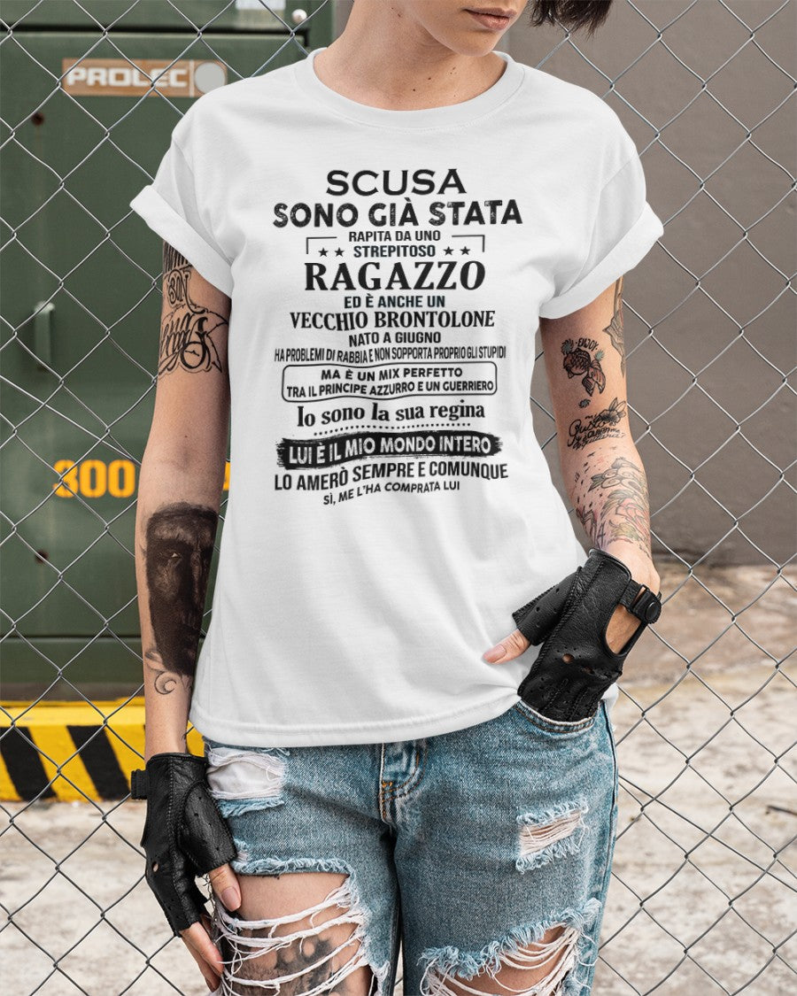 Fantastico fidanzato nato a Giugno - Regalo speciale per la tua ragazza - ITA/NINA06 (SKU2605-187-06)
