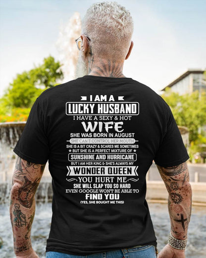 AUGUST - I AM A LUCKY HUSBAND I HAVE A SEXY & HOT WIFE  - FROM WIFE - NINA08 (SKU12-316-08)