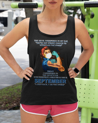 Never Underestimate A Woman Born In September – September Woman “I Am The Storm” - FMA / NINA09 (SKU12-322-09)