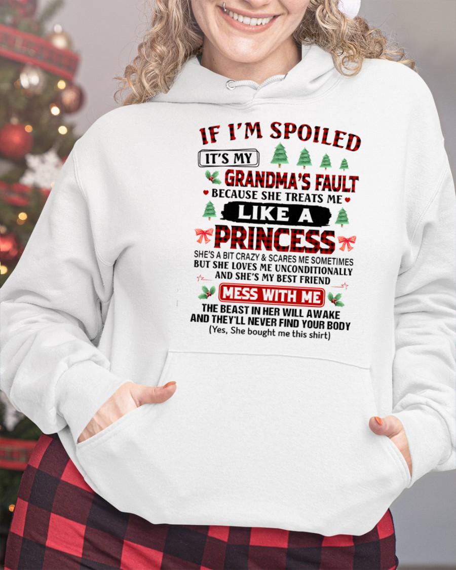 CHRISTMAX T-SHRIT FOR GRANDDAUGHTER - GIFT FROM GRANDMA - NINA00