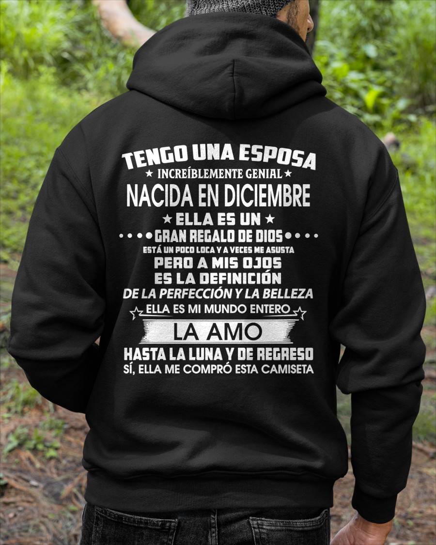 DICIEMBRE - TENGO UNA ESPOSA INCREÍBLEMENTE GENIAL - Regalo especial para tu novio o esposo - NINA12 (SKU2605-286-12)