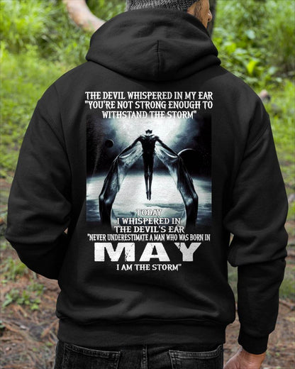 MAY – YOU ARE NOT STRONG ENOUGH TO WITHSTAND THE STORM – MAN TEE - NINA05 (SKU08-35-05)