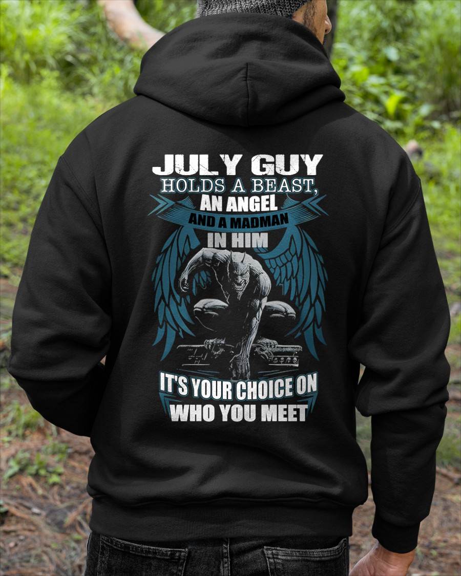 JULY - IT'S YOUR CHOICE ON WHO YOU MEET - MAN TEE - NINA07 (SKU26T-01-47-07)