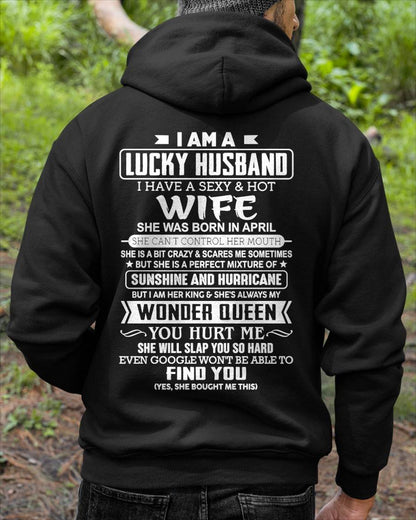 APRIL - I AM A LUCKY HUSBAND I HAVE A SEXY & HOT WIFE  - FROM WIFE - NINA04 (SKU12-316-04)