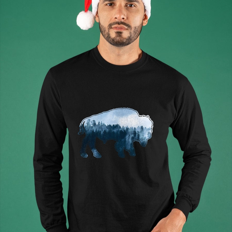 Native American T-Shirts, Vintage Native American Unisex T-Shirt/Hoodie/Sweatshirt HLT00 - Native Indian Buffalo Boho 80s Vintage T-Shirt
