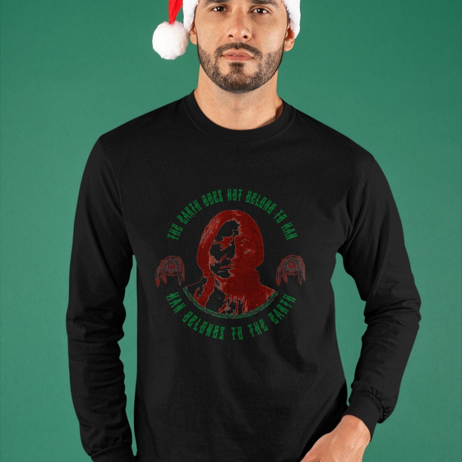 Native American T-Shirts, Vintage Native American Unisex T-Shirt/Hoodie/Sweatshirt HLT00 - Native American Indian Lakota Chief Sioux Sitting Bull T-Shirt