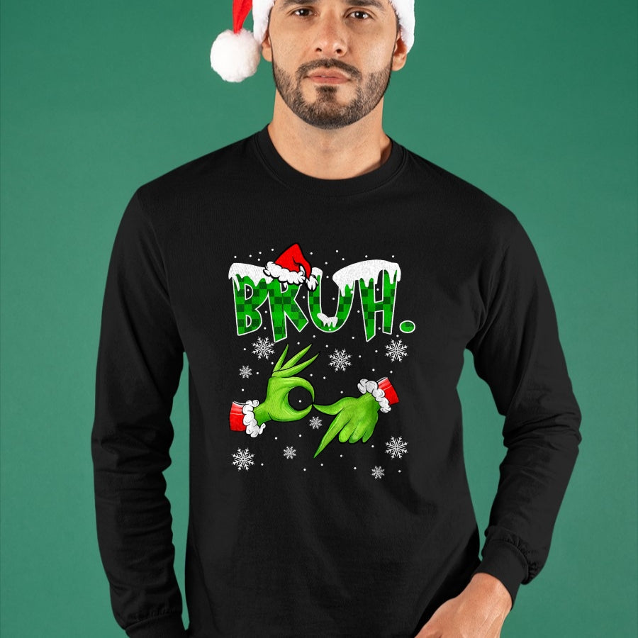 Bruh 67 Six Seven 6 7 Meme Christmas Funny Gen Alpha Slang T-Shirt  - Christmas Unisex T-Shirt/Hoodie/Sweatshirt - NINA00