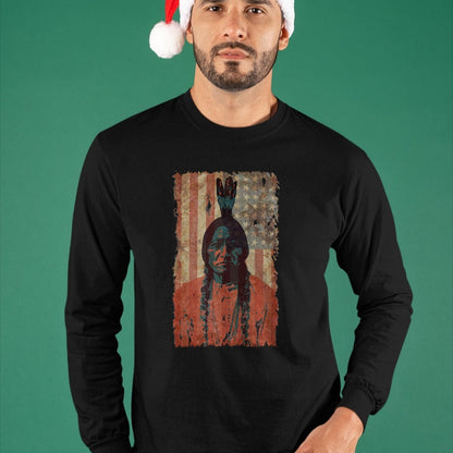 Native American T-Shirts, Vintage Native American Unisex T-Shirt/Hoodie/Sweatshirt HLT00 - Native American Vintage T-Shirt (1)