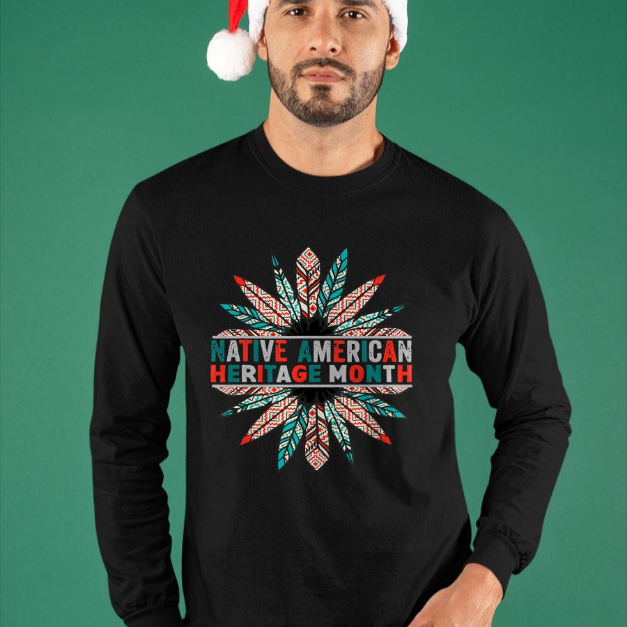 Native American T-Shirts, Vintage Native American Unisex T-Shirt/Hoodie/Sweatshirt HLT00 - Native American Heritage Month T-Shirt (1)