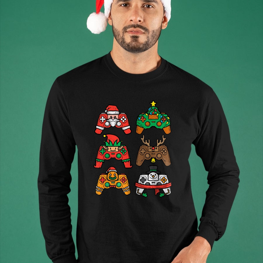 Christmas Gamer Controller Xmas Gaming T-Shirt - Christmas Unisex T-Shirt/Hoodie/Sweatshirt - NINA00