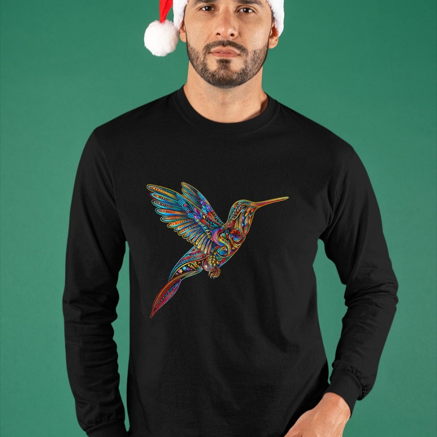 Native American T-Shirts, Vintage Native American Unisex T-Shirt/Hoodie/Sweatshirt HLT00 - Hummingbird Native American Tribal Arts Indian Indigenous T-Shirt (1)