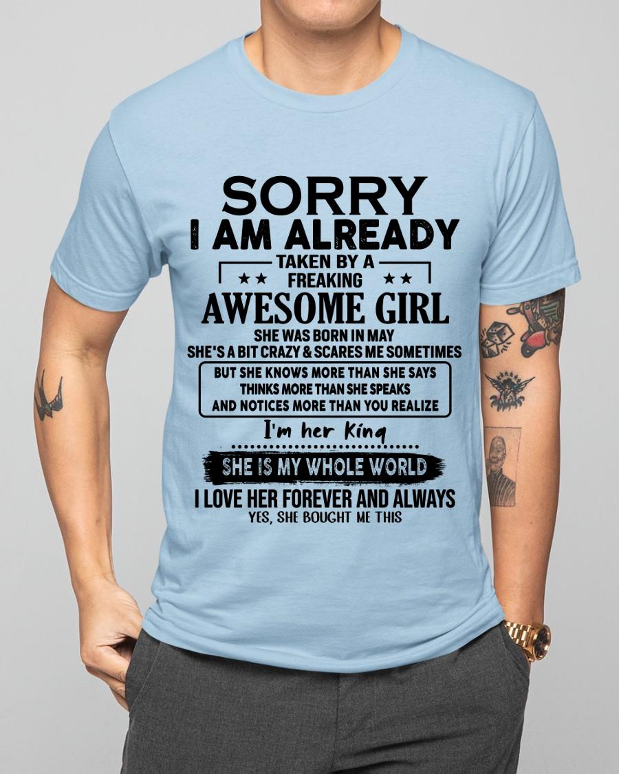 May - Awesome Girl born in May - Special gift for your boyfriend - From Wife NINA05 (SKU.AT16)