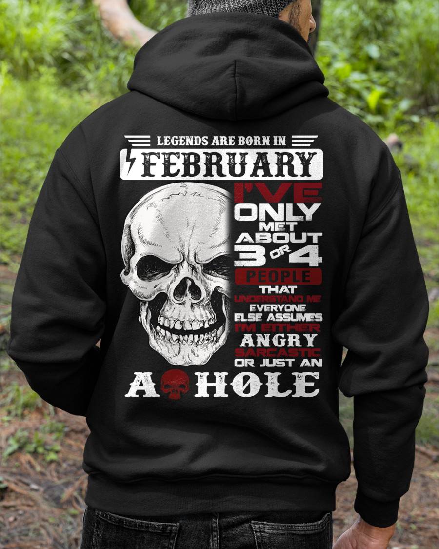 FEBRUARY – I’VE MET ABOUT 3 OR 4 PEOPLE WHO UNDERSTAND ME – MAN TEE - NINA02 (SKU10-16-02)