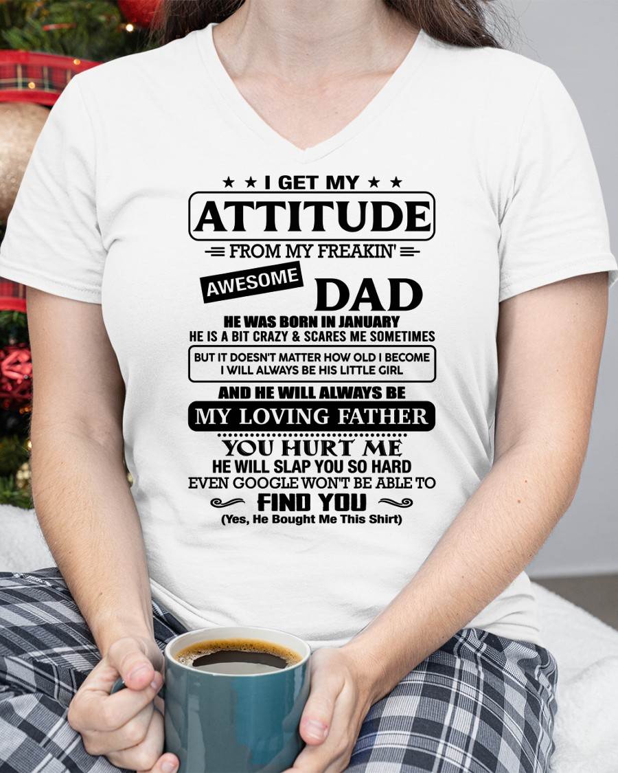 JANUARY - I WILL ALWAYS BE HIS LITTLE GIRL AND HE WILL ALWAYS BE MY LOVING FATHER - FROM DAD - NINA01 (SKU2605-120-01)