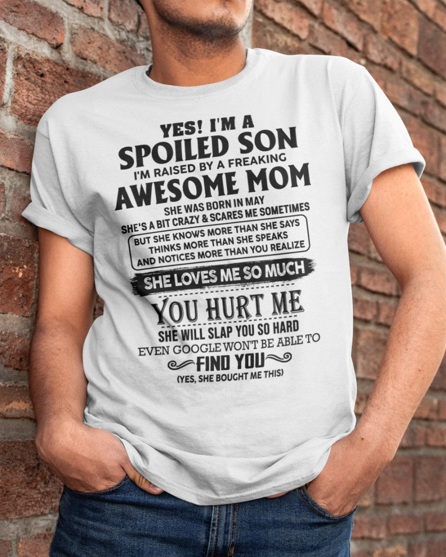 May - Awesome Mom - Perfect Gift For Son From Mom - NINA05 (SKU-SPW-05)