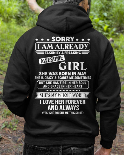 MAY – SHE HAS FIRE IN HER SOUL AND GRACE IN HER HEART I LOVE HER FOREVER AND ALWAYS – FROM WIFE – NINA05 (SKU2602-60-05)