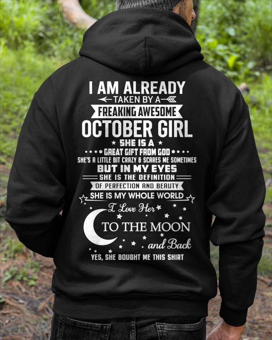 OCTOBER - SHE IS MY WHOLE WORLD I LOVE HER TO THE MOON AND BACK - FROM WIFE - NINA10 (SKU2602-71-10)