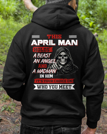 APRIL MAN - IT'S YOUR CHOICE ON WHO YOU MEET - MAN TEE - NINA04 (SKU2604-274-04)