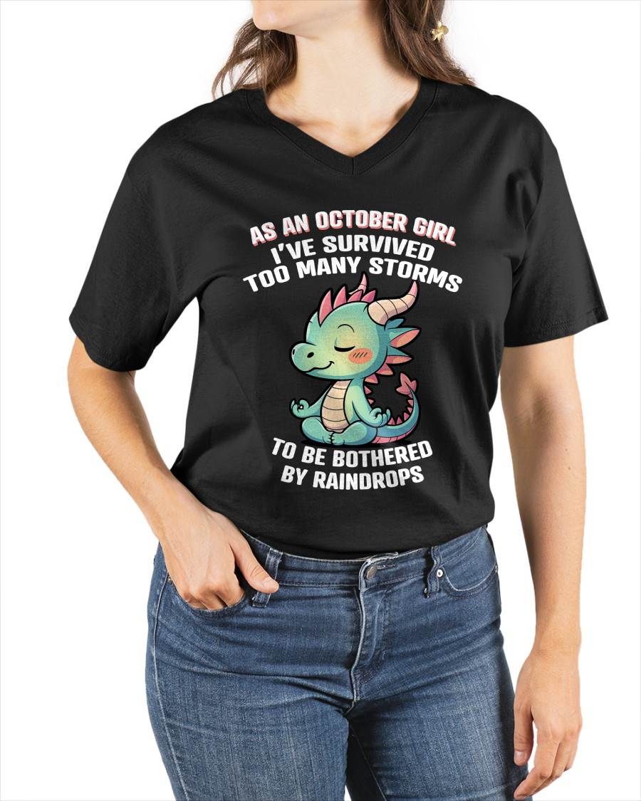 OCTOBER - I’VE SURVIVED TOO MANY STORMS TO BE BOTHERED BY RAINDROPS - FMA - NINA10 (SKU2604-24-10)