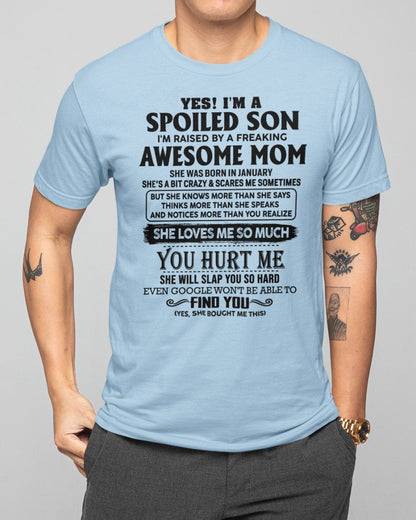 January - Awesome Mom - Perfect Gift For Your Son From Mom - NINA01 (SKU-SPW-01)