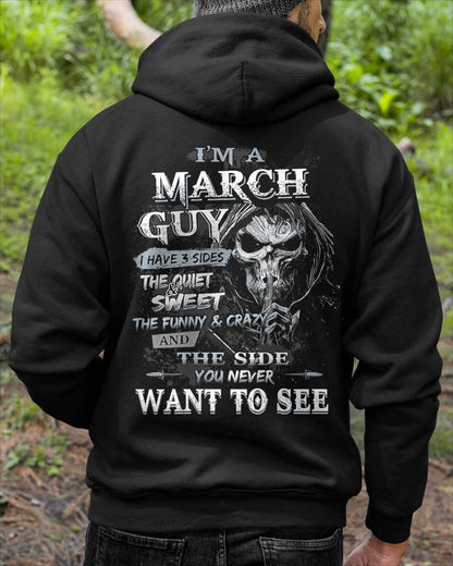 MARCH - I HAVE 3 SIDES THE QUIET & SWEET THE FUNNY & CRAZY - MAN TEE - NINA03 (SKU07-60-03)