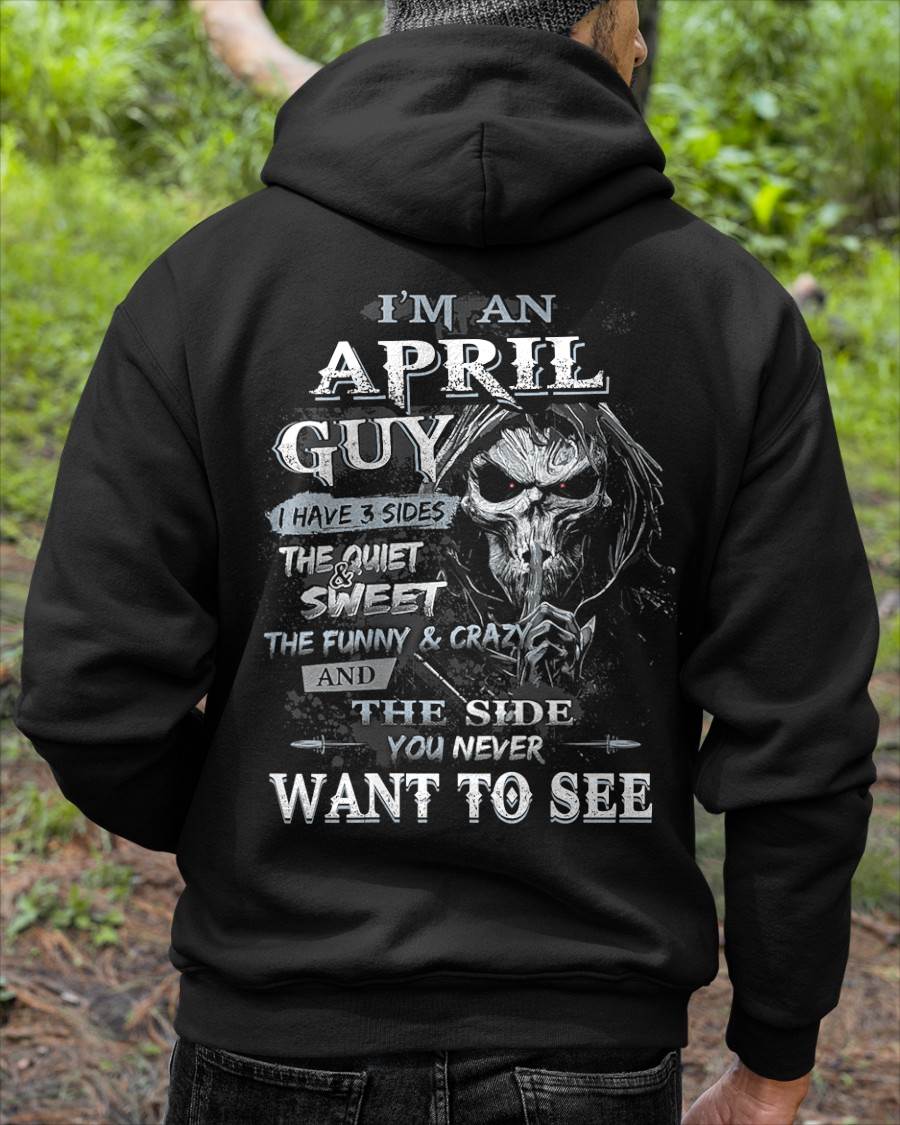 APRIL - I HAVE 3 SIDES THE QUIET & SWEET THE FUNNY & CRAZY - MAN TEE - NINA04 (SKU07-60-04)