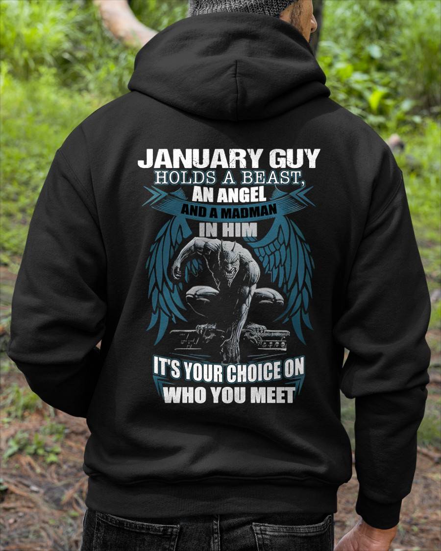 JANUARY - IT'S YOUR CHOICE ON WHO YOU MEET - MAN TEE - NINA01 (SKU26T-01-47-01)