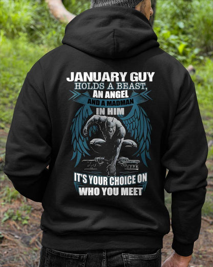JANUARY - IT'S YOUR CHOICE ON WHO YOU MEET - MAN TEE - NINA01 (SKU26T-01-47-01)