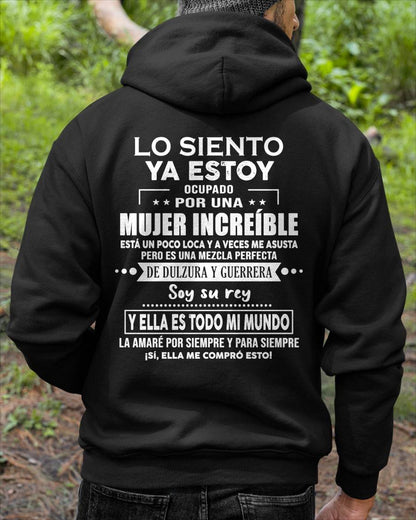 LO SIENTO YA ESTOY OCUPADO POR UNA  - Regalo especial para tu novio o esposo - NINA00 (SKU08-69-00)