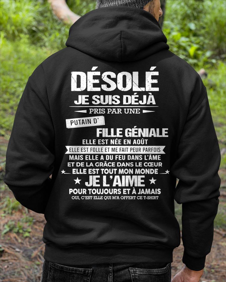 AOÛT – DÉSOLÉ, JE SUIS DÉJÀ PRIS PAR UNE FILLE VRAIMENT GÉNIALE – DE LA PART DE MA FEMME - FR08 / NINA08 (SKU26T-01140-08)