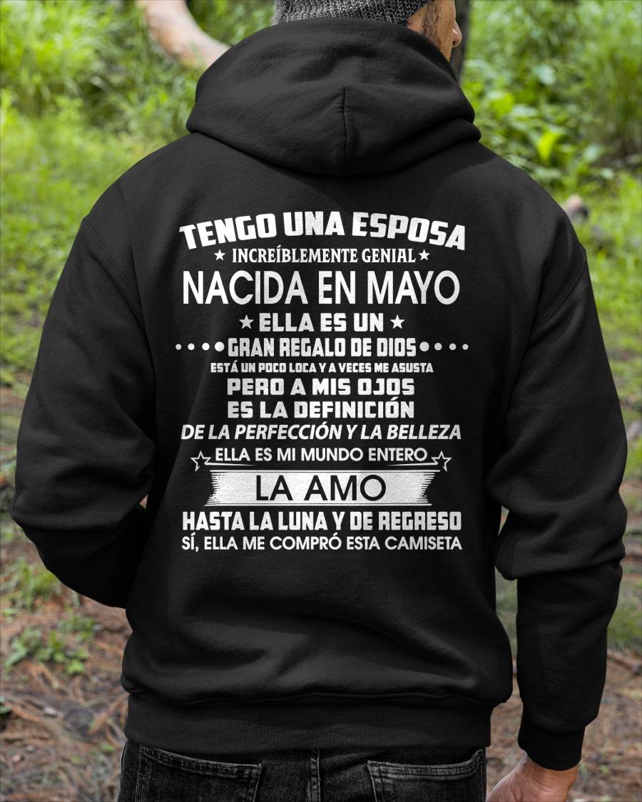 MAYO - TENGO UNA ESPOSA INCREÍBLEMENTE GENIAL - Regalo especial para tu novio o esposo - NINA05 (SKU2605-286-05)