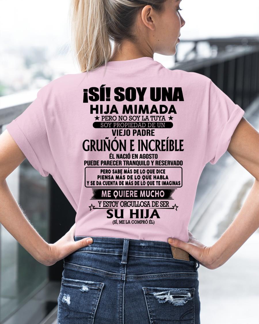 Agosto Padre Increíble - Regalo especial para hija - TBN - T08 (SKU04-109-08)