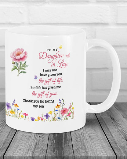 BEAUTIFUL MUG FOR DAUGHTER IN LAW - GIFT FROM MOM NINA00 (SKU2607-33)