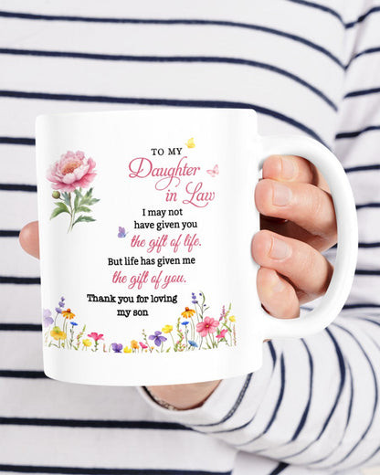 BEAUTIFUL MUG FOR DAUGHTER IN LAW - GIFT FROM MOM NINA00 (SKU2607-33)