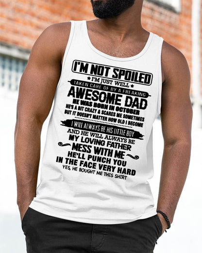 OCTOBER – I WILL ALWAYS BE HIS LITTLE BOY AND HE WILL ALWAYS BE MY LOVING FATHER – FROM DAD – NINA10 (SKU26T-01236-10)