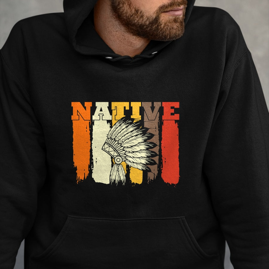 Native American T-Shirts, Vintage Native American Unisex T-Shirt/Hoodie/Sweatshirt HLT00 - Native American Choctaw America Traditional American Indian T-Shirt