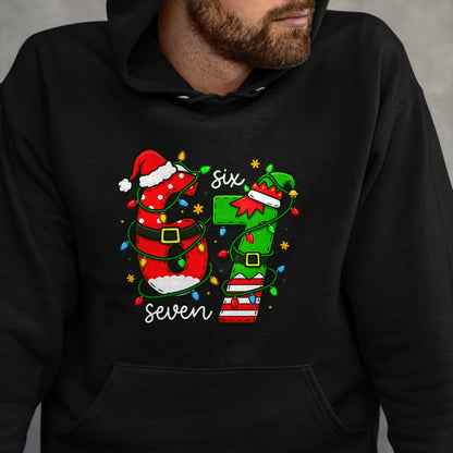 Trending Six Seven Meme Christmas 67 Xmas Men Women Kids T-Shirt - Christmas Unisex T-Shirt/Hoodie/Sweatshirt - NINA00