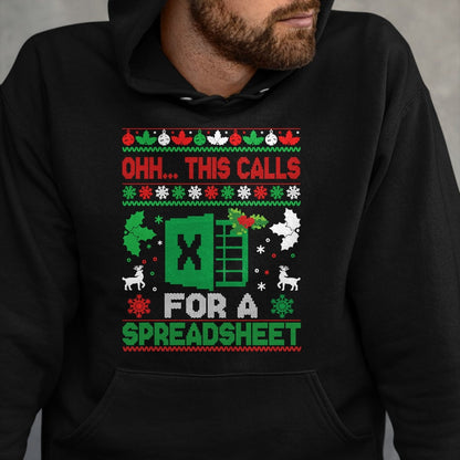 Oh this calls for a Spreadsheet Christmas sweater Excel Sweatshirt - Christmas Unisex T-Shirt/Hoodie/Sweatshirt - NINA00