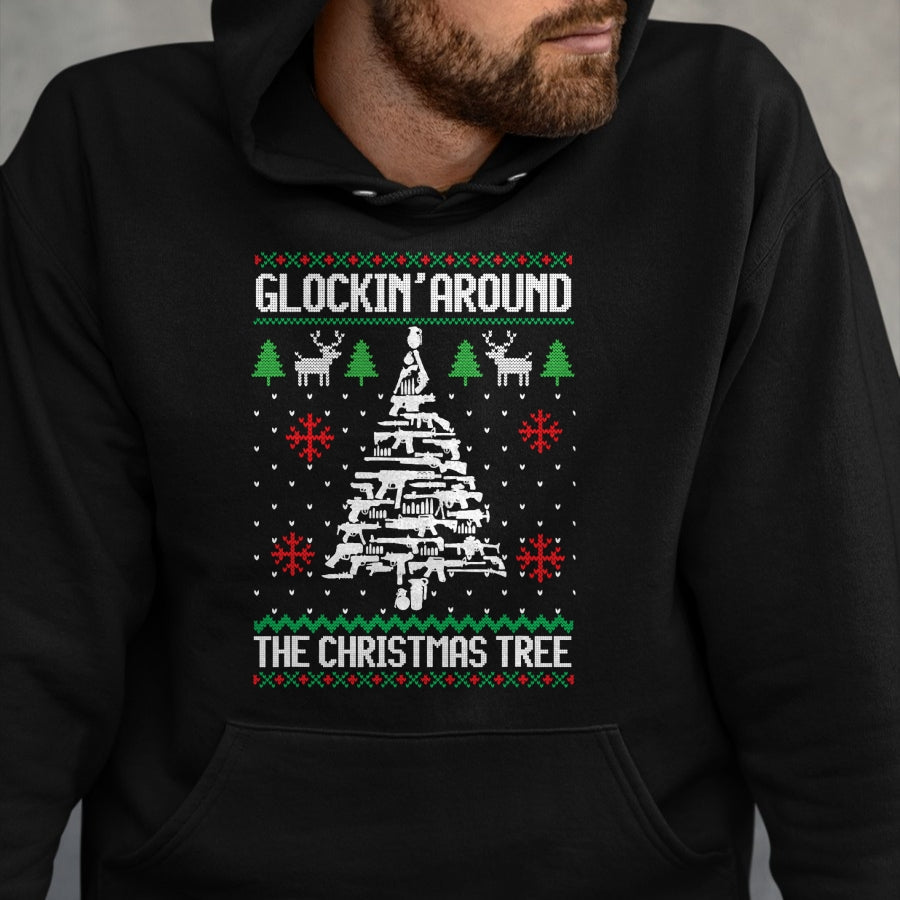 Funny Guns Ugly Christmas Sweaters for Gun Lovers Men Women T-Shirt - Christmas Unisex T-Shirt/Hoodie/Sweatshirt - NINA00