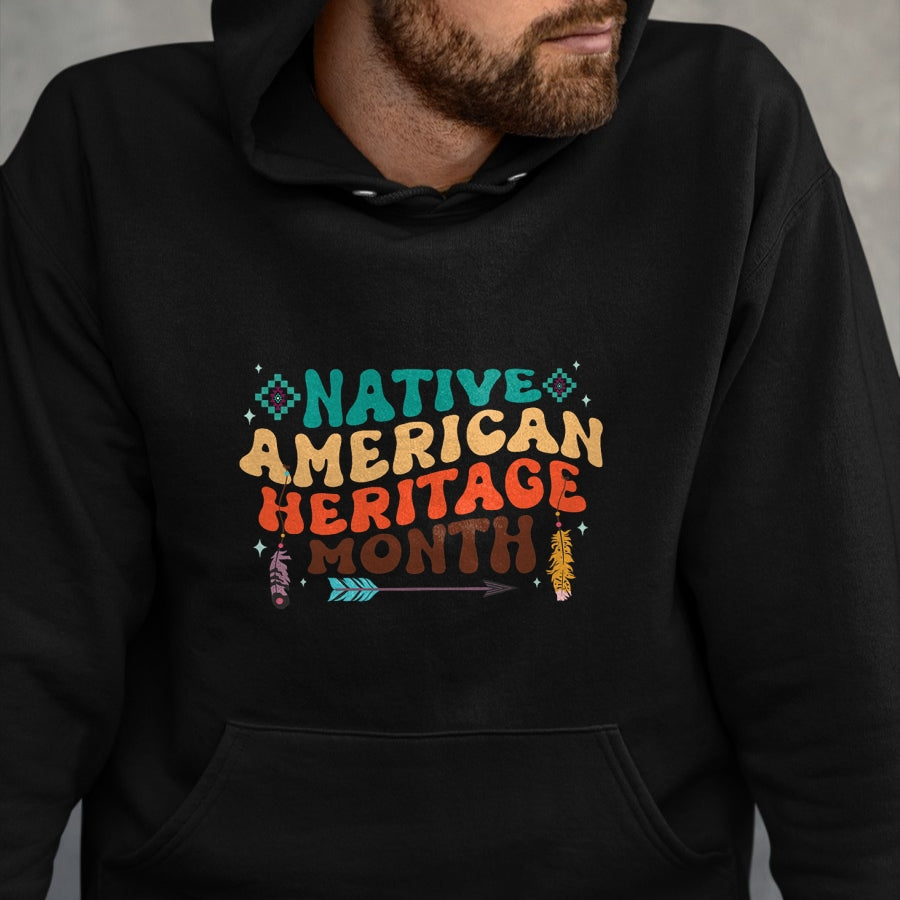 Native American T-Shirts, Vintage Native American Unisex T-Shirt/Hoodie/Sweatshirt HLT00 - National Native American Heritage Month Indigenous Women T-Shirt (1)